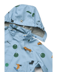 Liewood Pedia raincoat set - Fun / Beach blue