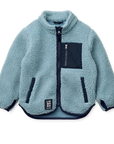 Liewood Nolan fleece jacket - Beach blue
