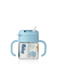 Liewood Kai Tritan szívószálas pohár 280 ml - Dino roar / Sandy