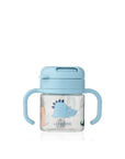 Liewood Kai Tritan szívószálas pohár 280 ml - Dino roar / Sandy