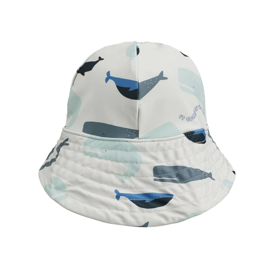 Liewood® Josefine whales/cloud blue napozó kalap