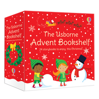 UsBorne® Avent Bookshelf - 24 mesekönyv az advent minden napjára