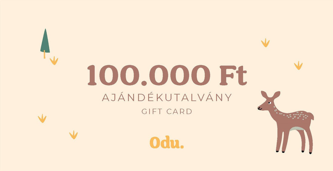 Ajándékkártya - OduStore - Utalvány - OduStore