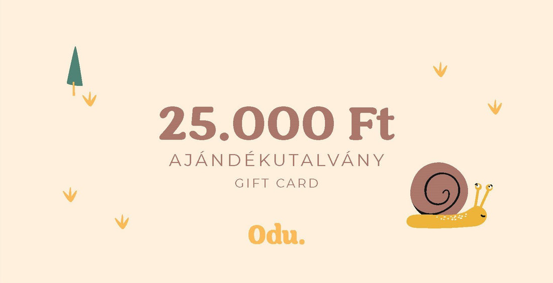 Ajándékkártya - OduStore - Utalvány - OduStore