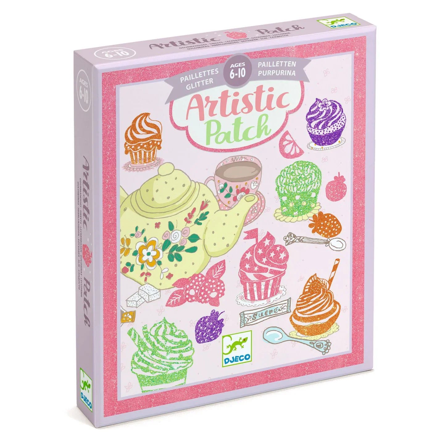 Artistic Patch csillámkép készítő készlet édességek motívummal, díszdobozban, 6-10 éveseknek