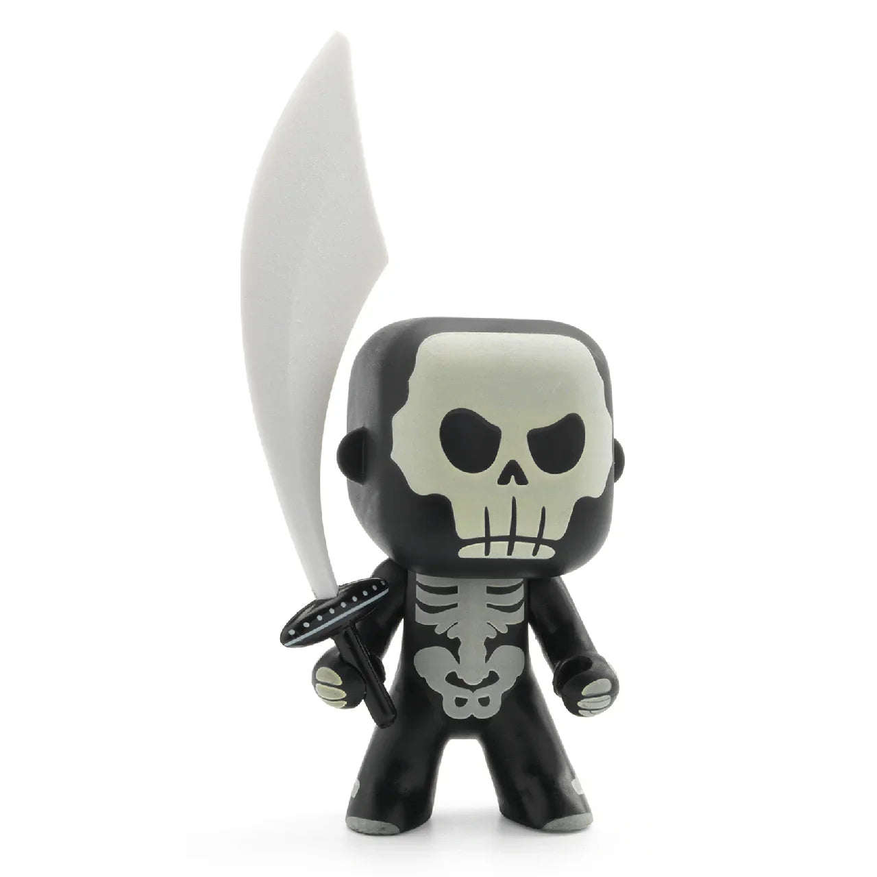 Arty Toys harcos figura csontváz mintával és karddal, gyerekjáték