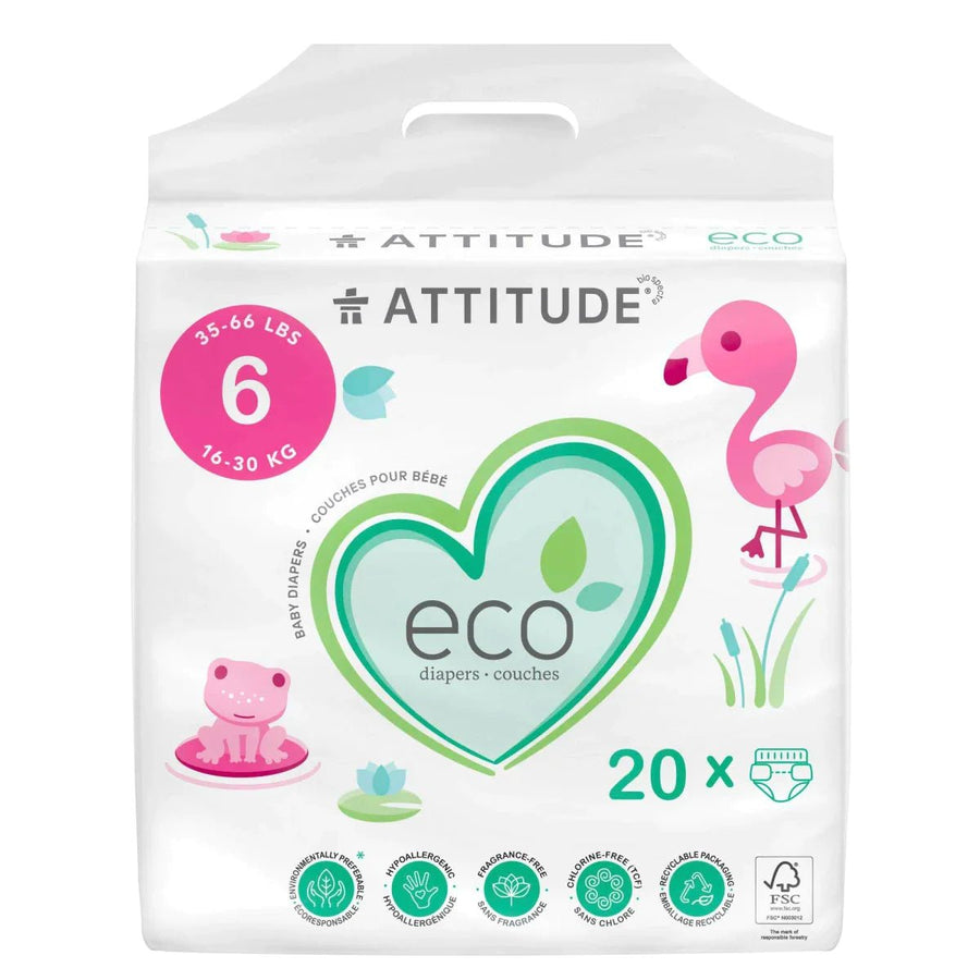 Attittude® Pelenka 6 - osméret (16 - 30kg) - OduStore - Babaápolás - Attitude