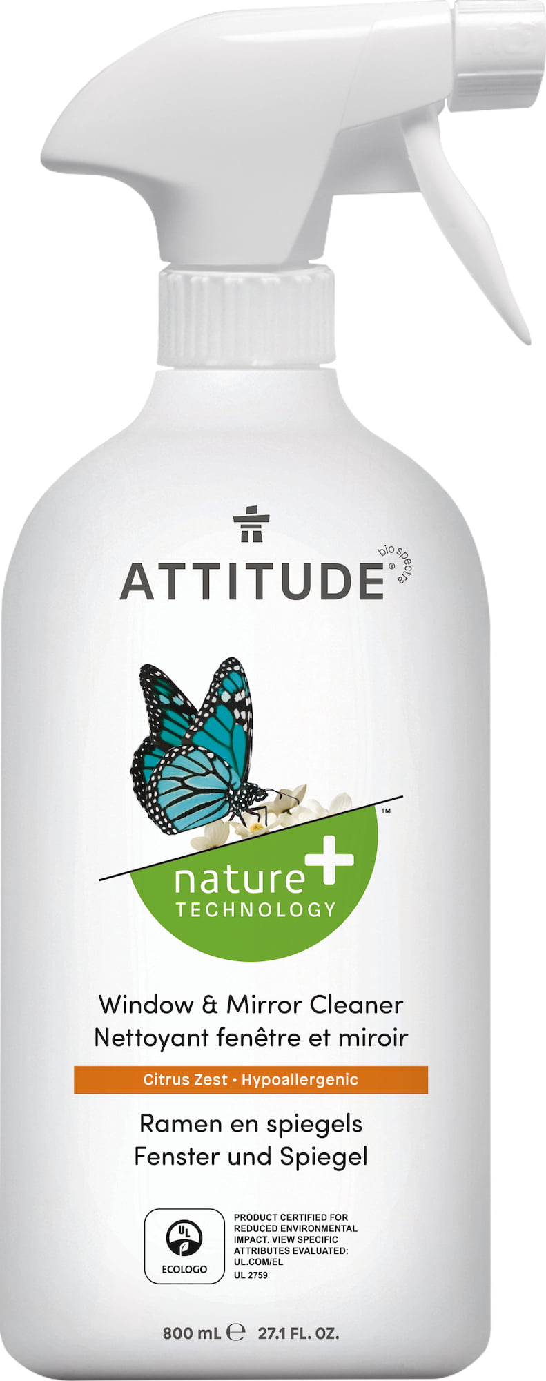 Attitude® Citrus Ablaktörlő - OduStore - Tisztítószerek - Attitude