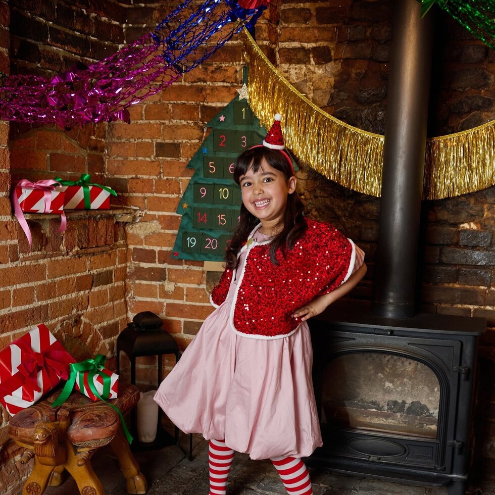 Rockahula Glitter Santa Headband
