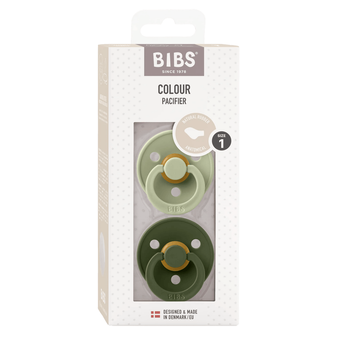 Bibs® Colour 2 - es szett 0 - 6hó - zsálya/terepzöld - Bibs - Cumi - OduStore