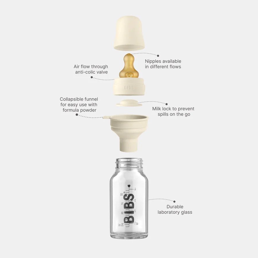 Bibs® Cumisüveg szett - Ivory 225ml - Bibs - Hozzátáplálás - OduStore