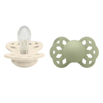 Bibs® Infinity 2 - es szett 0 - 6hó - krémfehér/zsálya - Bibs - Cumi - OduStore