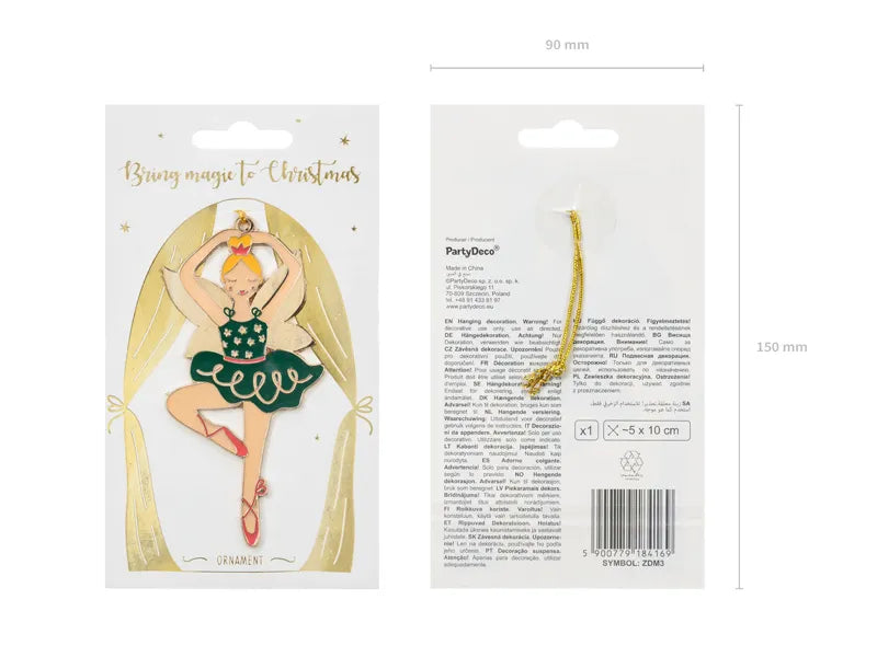 PartyDeco Christmas Tree Ornament