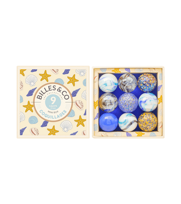 Billes & Co.® Coquillages™ Üveggolyó Box - Billes & Co. - Készségfejlesztők - OduStore