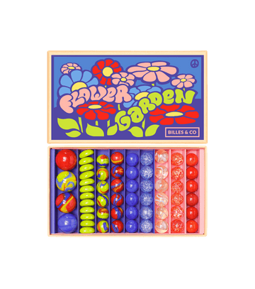 Billes & Co.® Flower Garden üveggolyó szett - Billes & Co. - Kreatív - OduStore
