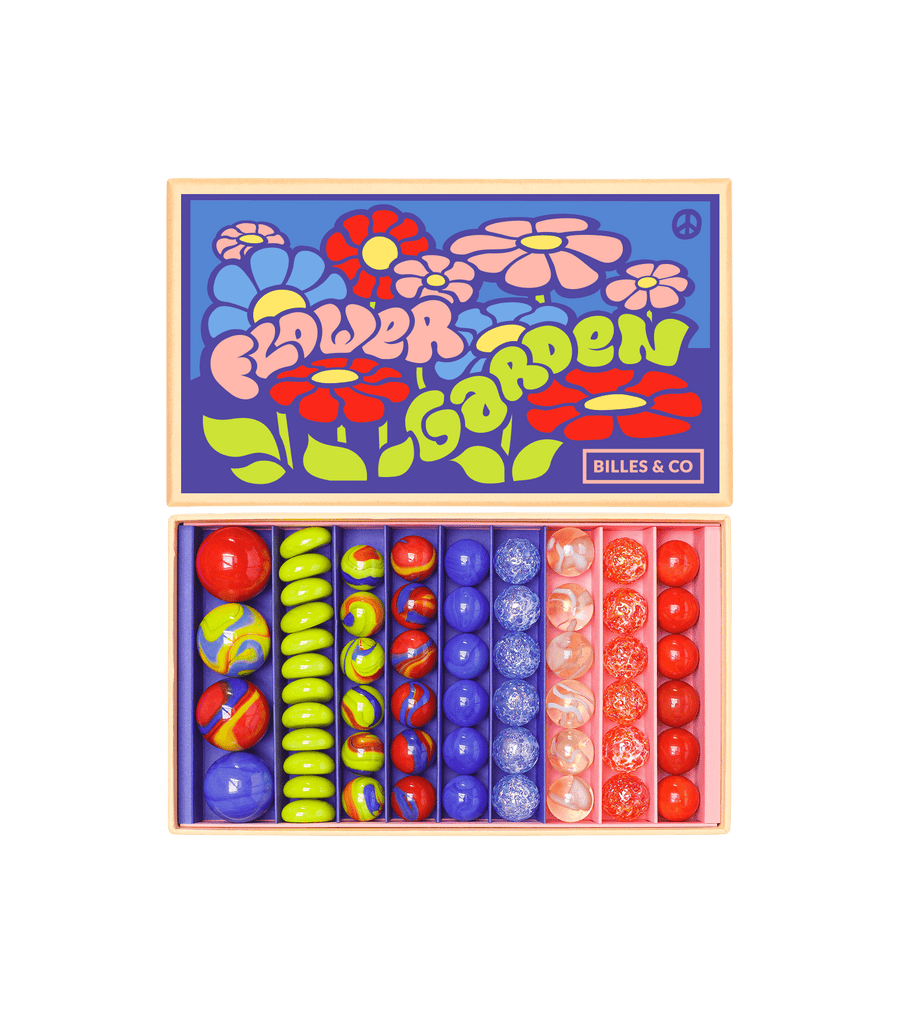 Billes & Co.® Flower Garden üveggolyó szett - Billes & Co. - Kreatív - OduStore
