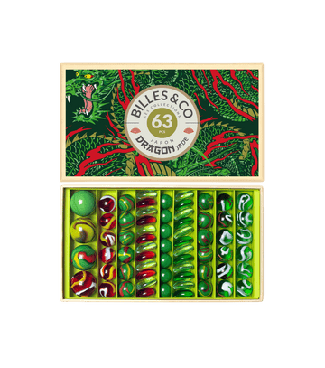 Billes & Co.® Jade Dragon üveggolyó szett - Billes & Co. - Készségfejlesztők - OduStore