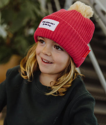 Hello Hossy Hat - Block Framboise