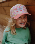 Hello Hossy Baseball sapka - Retro Flowers