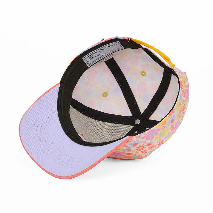 Hello Hossy Baseball sapka - Retro Flowers
