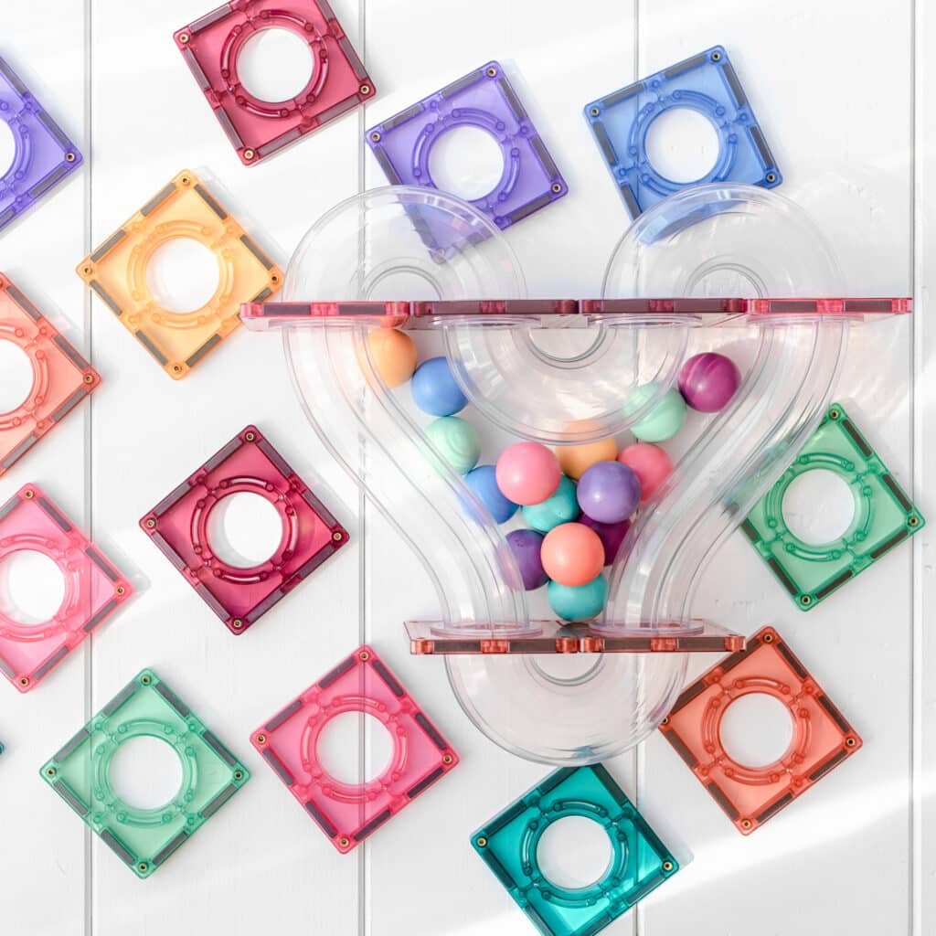 Connetix® Pastel Ball Run Pack 106 db - os - Connetix - Készségfejlesztők - OduStore