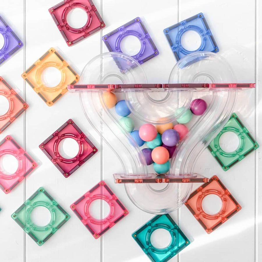 Connetix® Pastel Ball Run Pack 106 db - os - Connetix - Készségfejlesztők - OduStore