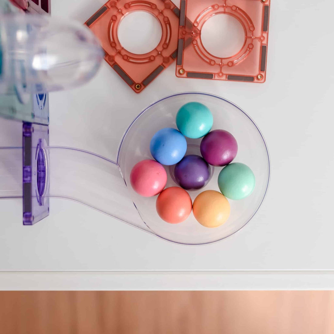 Connetix® Pastel Ball Run Pack 106 db - os - Connetix - Készségfejlesztők - OduStore