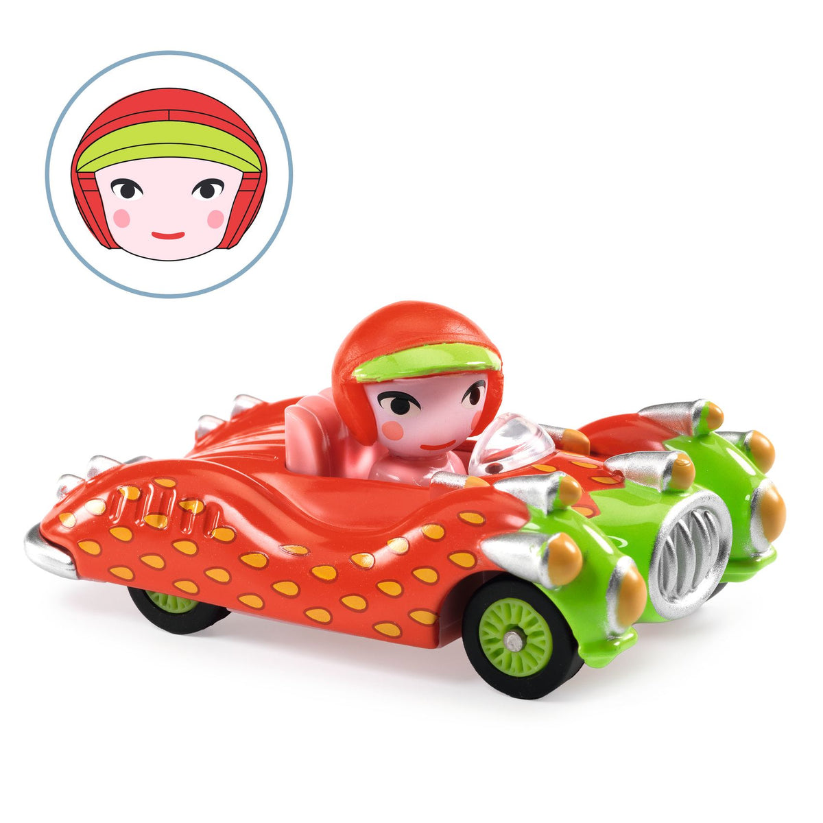 Djeco CRAZY MOTORS játékautó - Eper kisasszony - Lady Berry