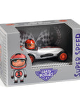 Djeco CRAZY MOTORS játékautó - Ezüst nyíl - Silver Super Speed