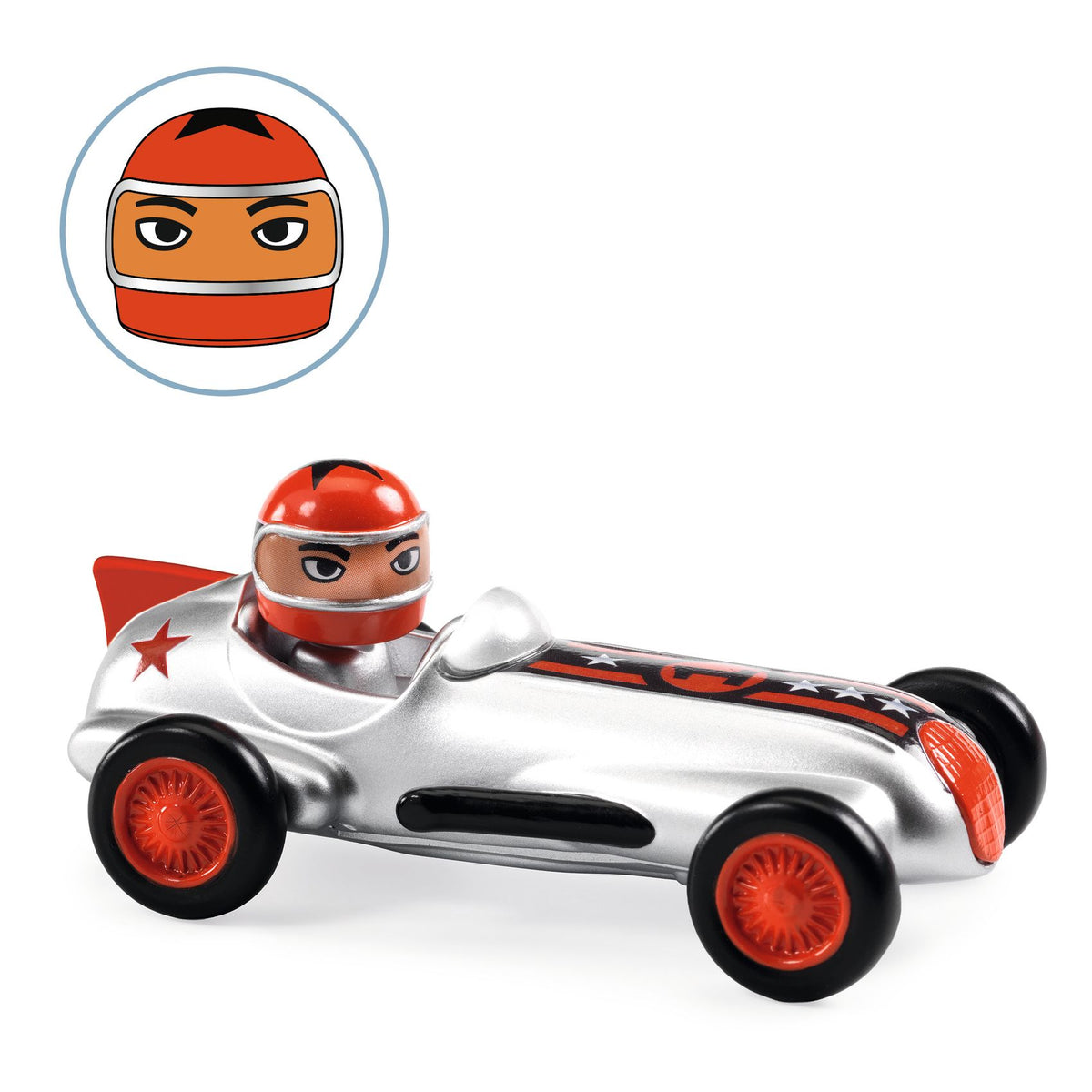 Djeco CRAZY MOTORS játékautó - Ezüst nyíl - Silver Super Speed