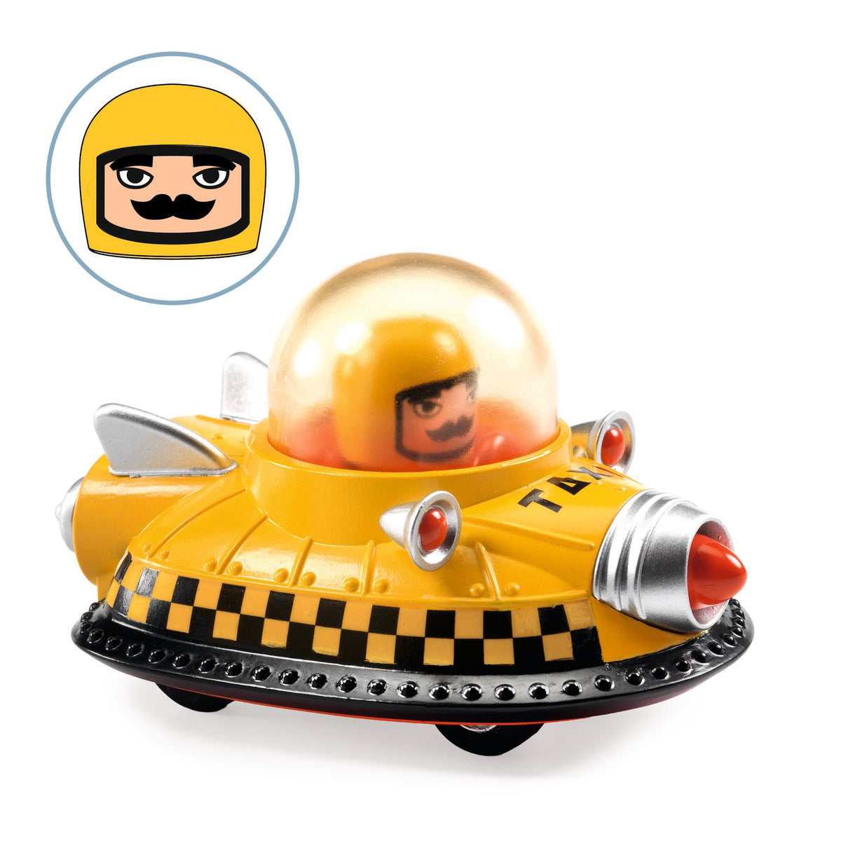 Djeco CRAZY MOTORS játékautó - Űr taxi - Space Taxi
