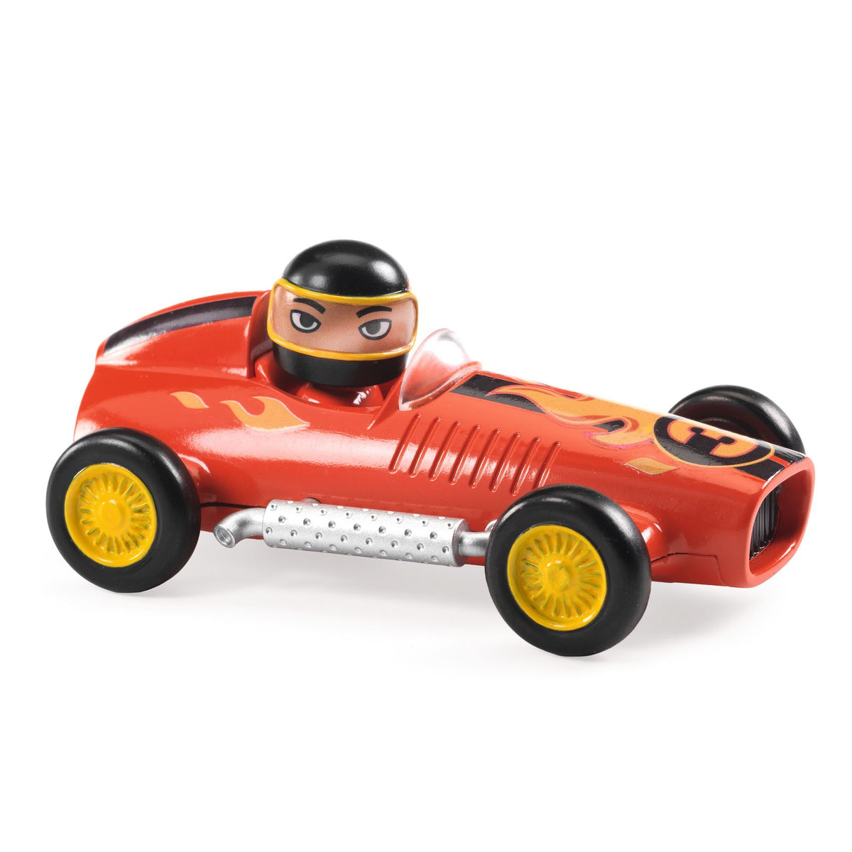 Djeco CRAZY MOTORS játékautó - Vörös láng - Red Super Speed