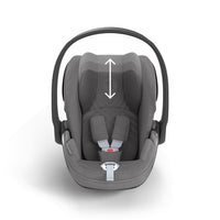 Cybex® Cloud T i - size Plus Platinum Mirage Grey hordozó i - Size - OduStore - Autósülés - Cybex