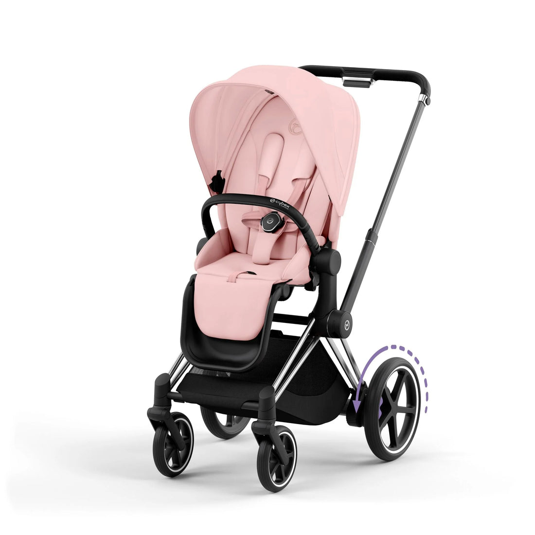 CYBEX e-Priam babakocsi - Króm-fekete vázzal