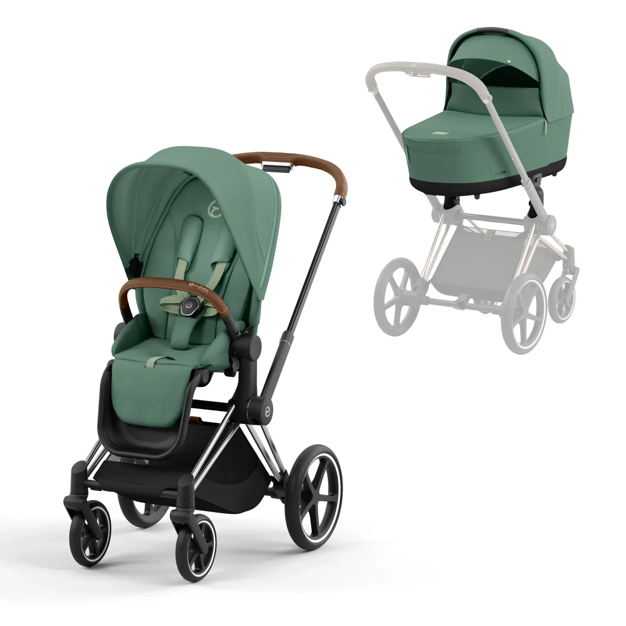 cybex priam babakocsi CYBEX Priam 2in1 szett - Króm-barna