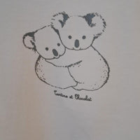 Tartine et Chocolat® Rövidujju póló - Fehér koala  - 1m