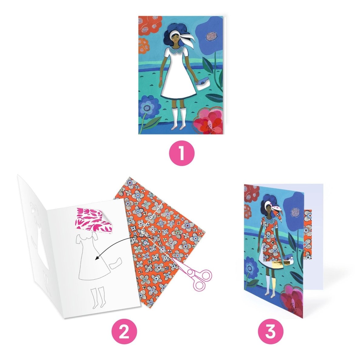 Djeco Divattervező műhely - Stílusos kiruccanás - WAX Trend - Djeco - Foglalkoztató