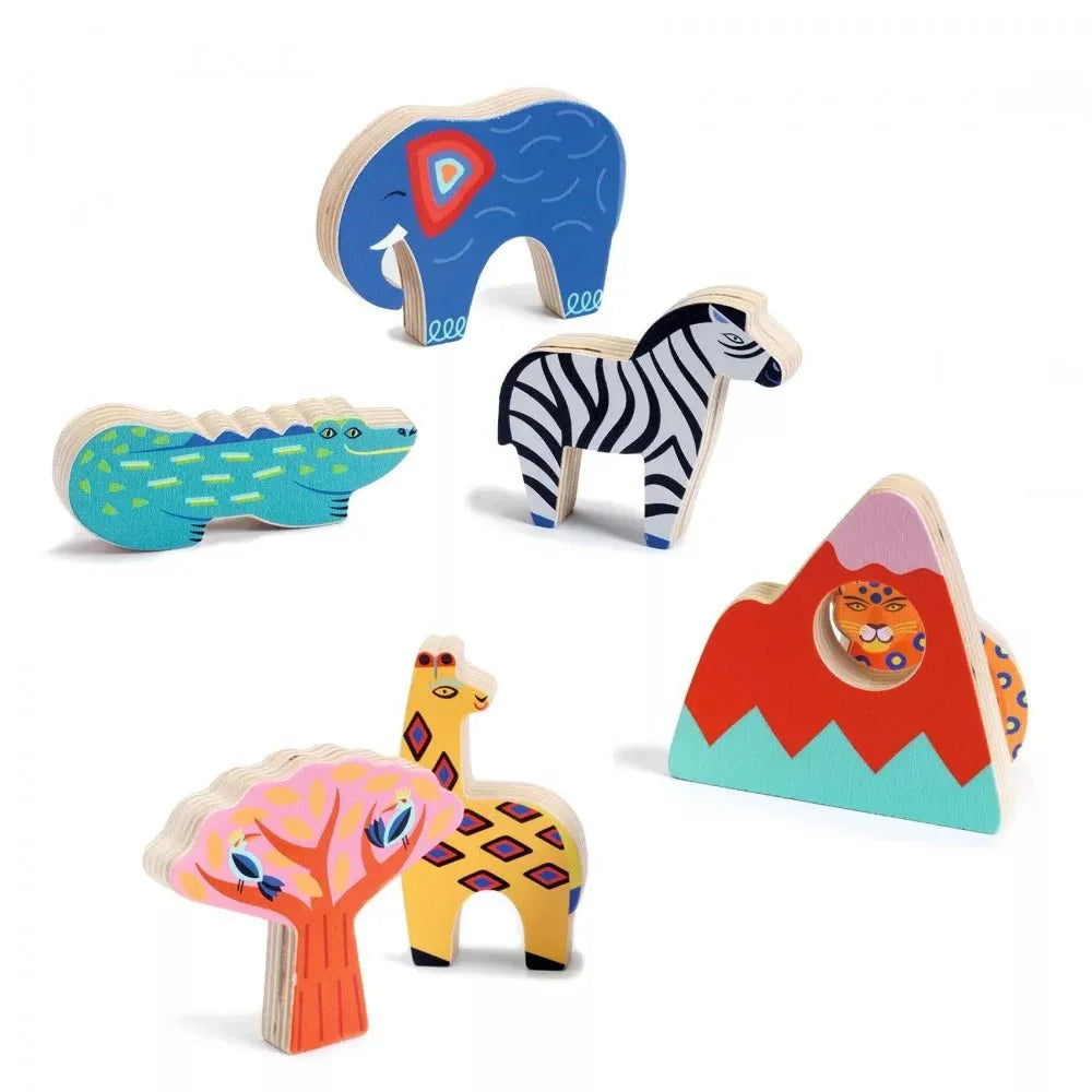 Djeco® Formabeillesztő - Savana story - OduStore - Készségfejlesztők - Djeco