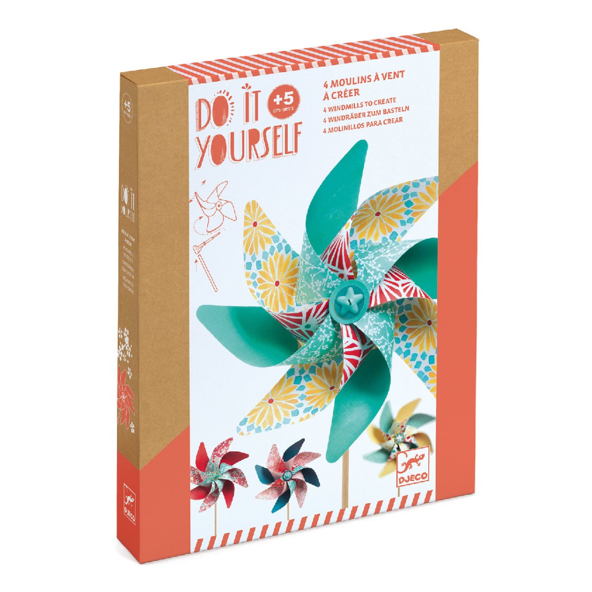 Djeco Készítsd magad! - Szélforgók - Sweet - Djeco - Kreatív