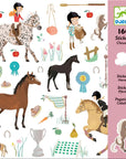 Djeco Matricák - Lovak - Horses - Djeco - Matrica