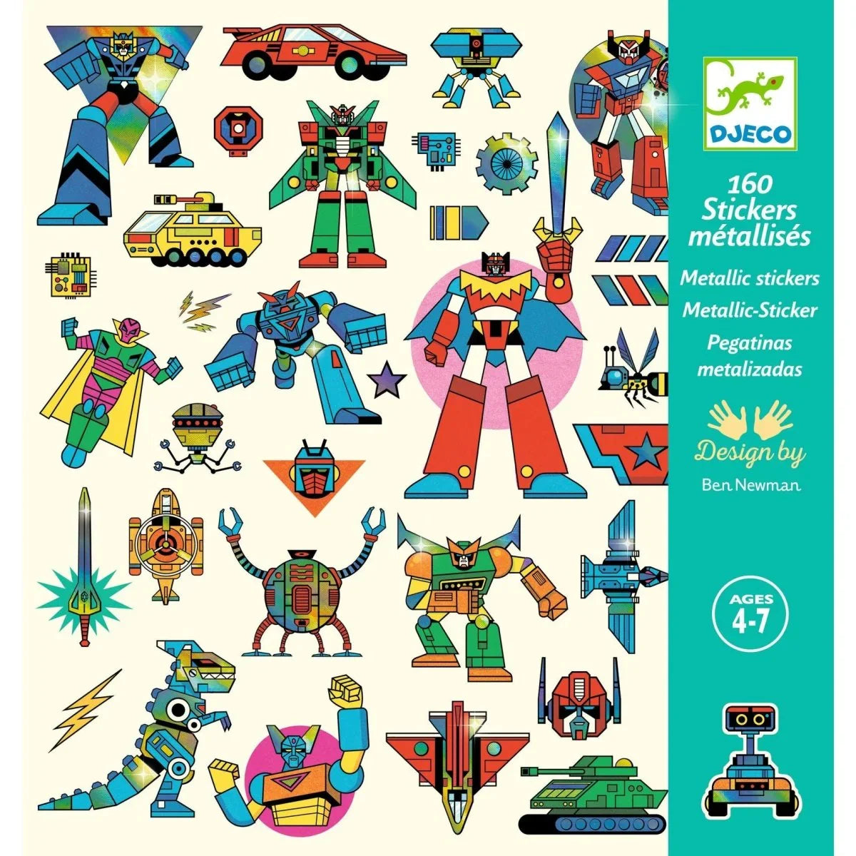 Djeco Matricák - Robotok - Robots - Djeco - Matrica