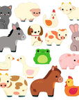 Djeco Matricás foglalkoztató - Állatok a tanyán - Farm animals - Djeco - Foglalkoztató