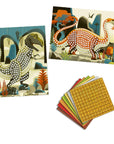 Djeco Mozaikkép készítés - Dínók - Dinosaurs - Djeco - Foglalkoztató
