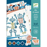 Djeco® Nyomdakészlet - Alien robots - Djeco - Kreatív - OduStore