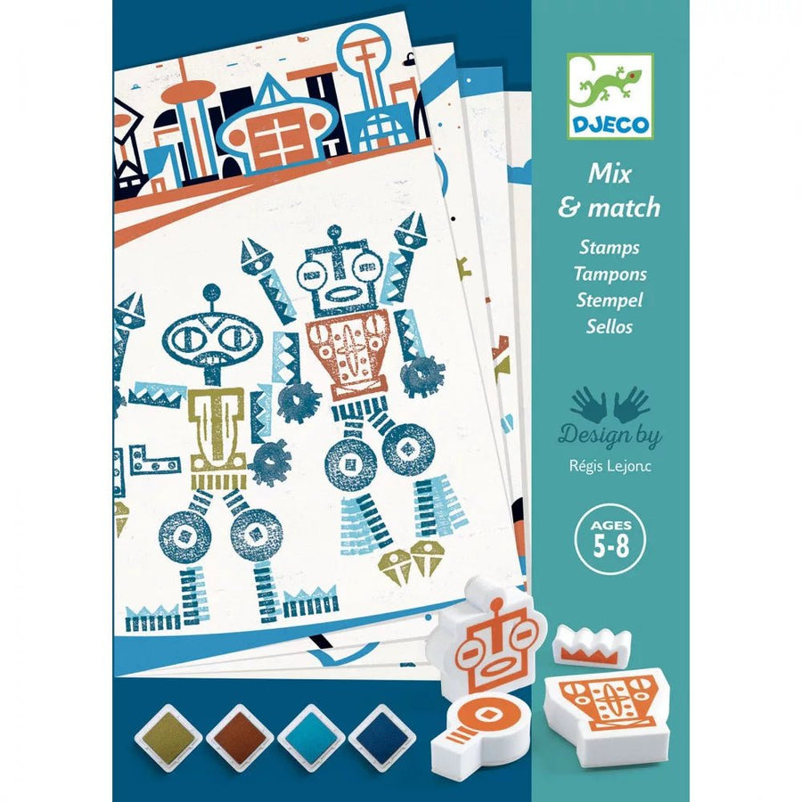 Djeco® Nyomdakészlet - Alien robots - Djeco - Kreatív - OduStore