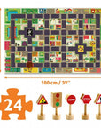 Djeco® Óriás puzzle - City - OduStore - Társas, kártya - Djeco