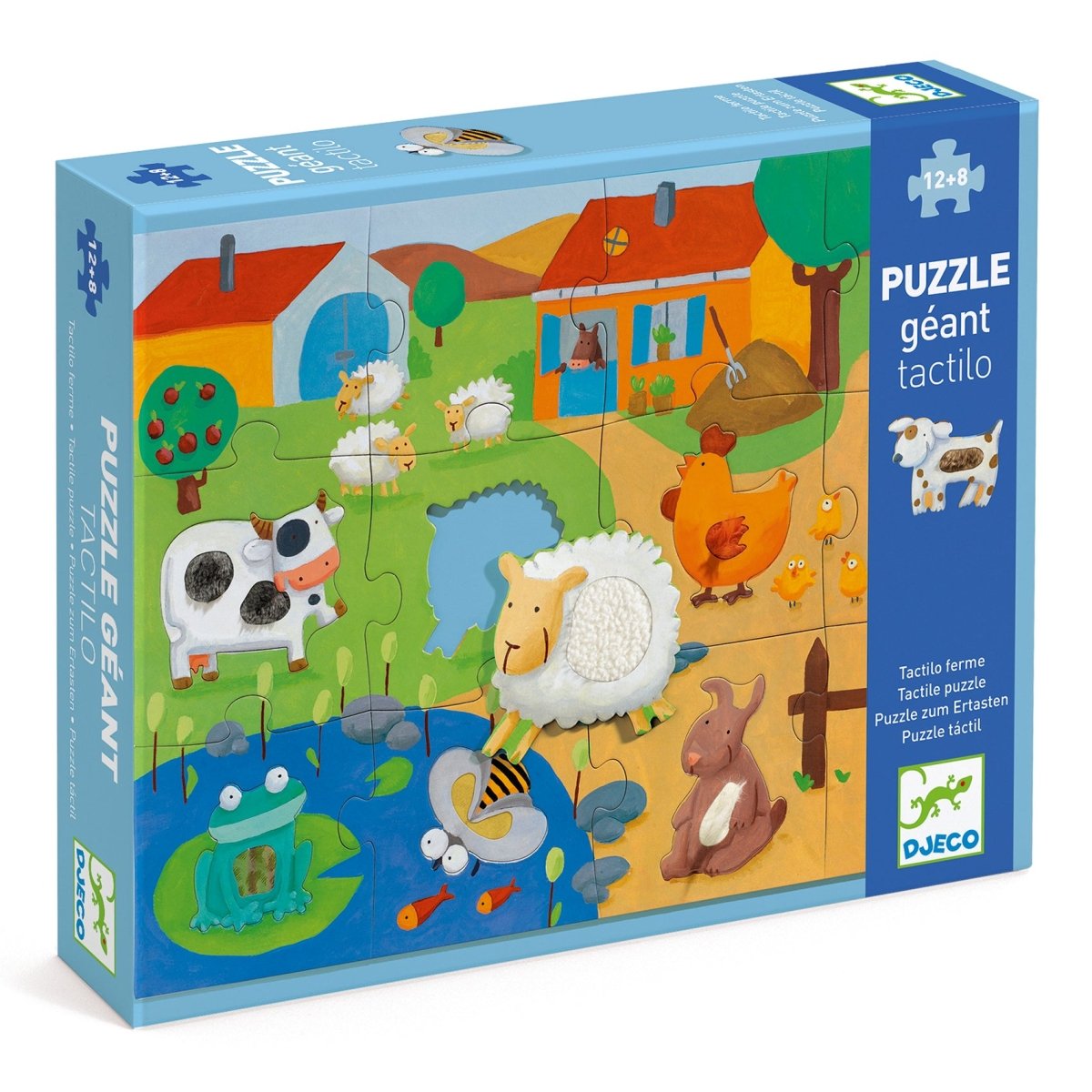 Djeco Óriás puzzle - Tanyasi állatsimogató - Djeco - Készségfejlesztők