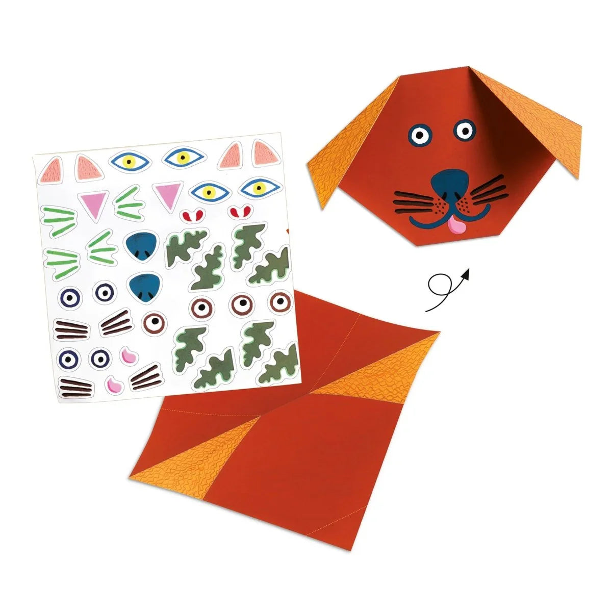 Djeco Origami - Állatok - Origami animals - Djeco - Foglalkoztató
