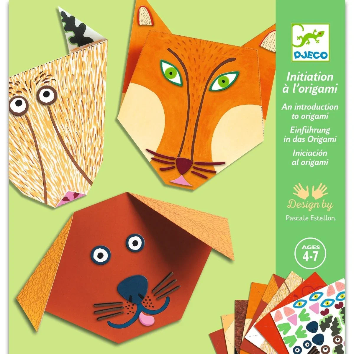 Djeco Origami - Állatok - Origami animals - Djeco - Foglalkoztató