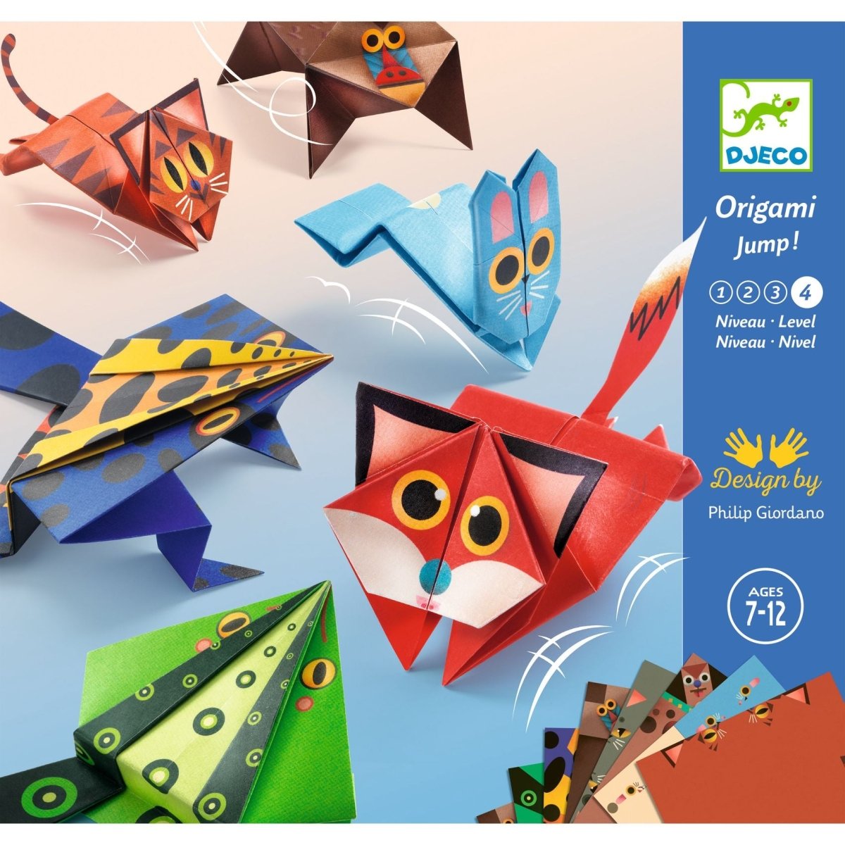 Djeco Origami - Ugró állatok - Djeco - Kreatív